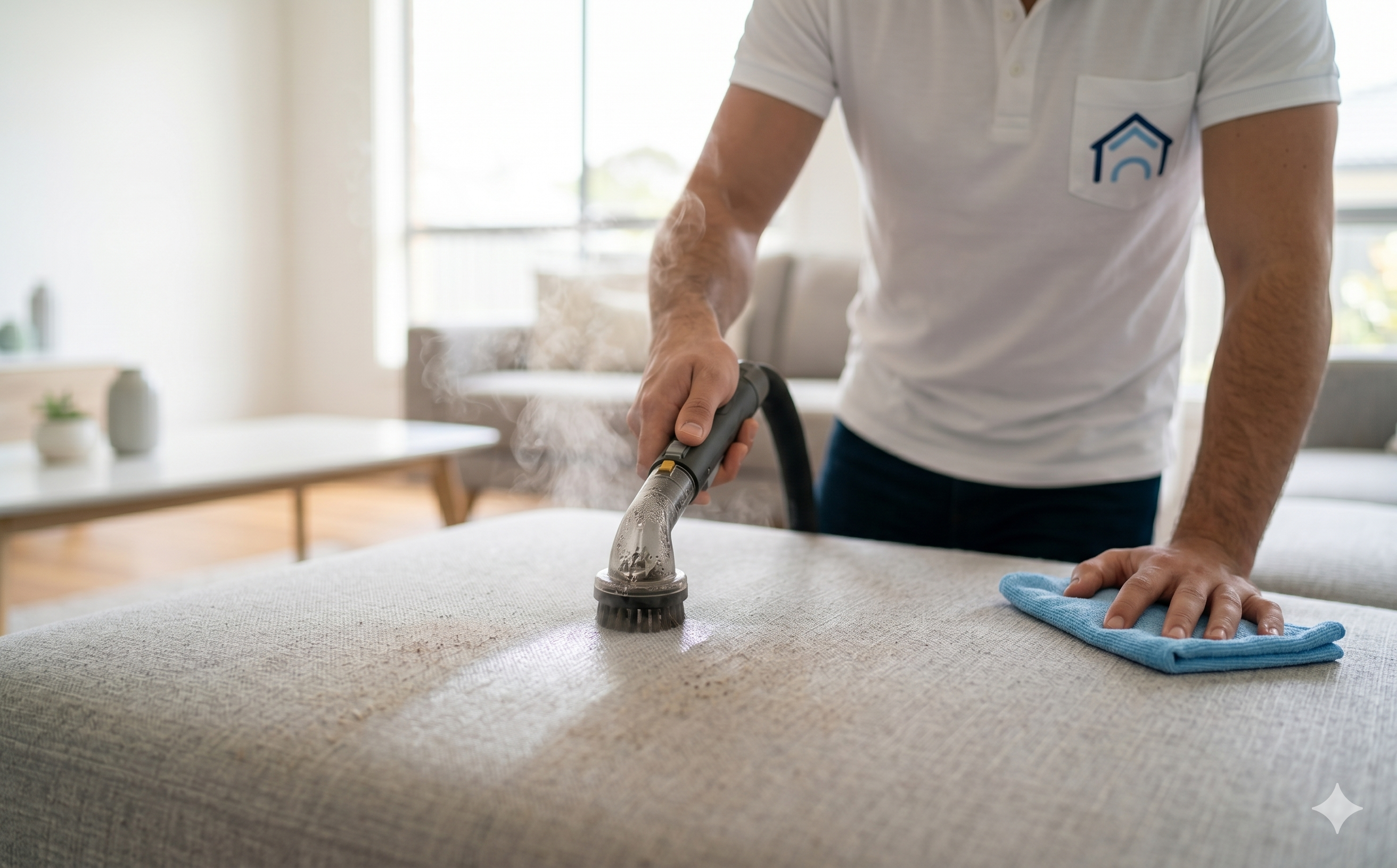 Sofa mattress steam cleaning